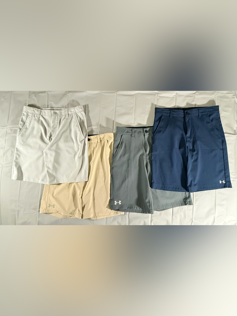 Under Armour Men's Athletic Shorts - White, Tan, Gray, Navy